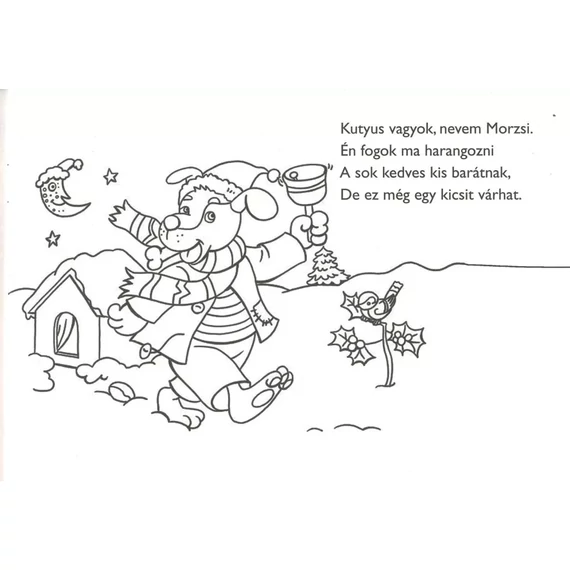 Kifestőfüzet ovisoknak - Morzsi karácsonya