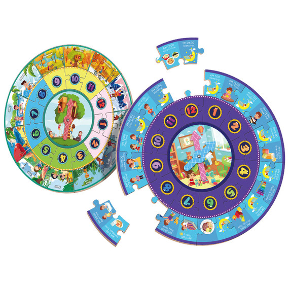 Panda Juniors - My round puzzle - Évszakok Panda Juniors - My round puzzle - Évszakok