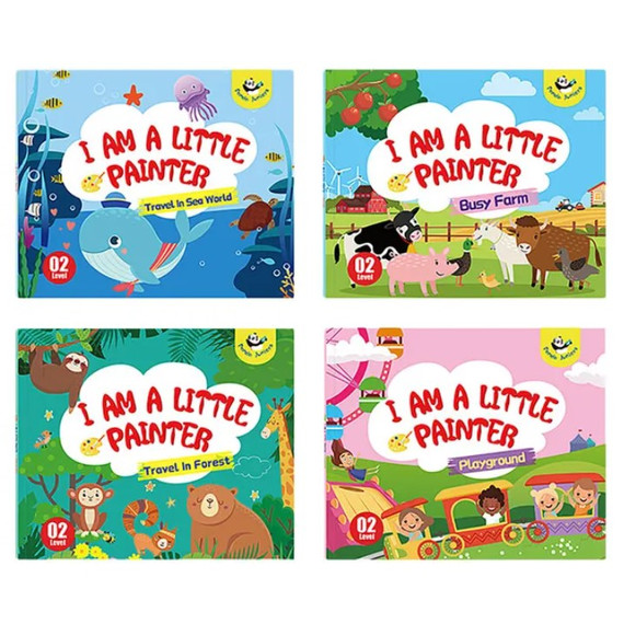 I am a little painter - Utazás az erdőben - kreatív szinező