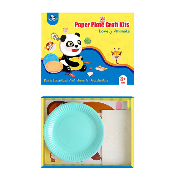 Panda Juniors papír kreatív szett - állatok