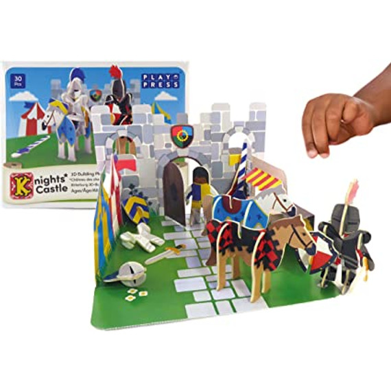Karton lovagok - Playpress - Ötletes öko játék