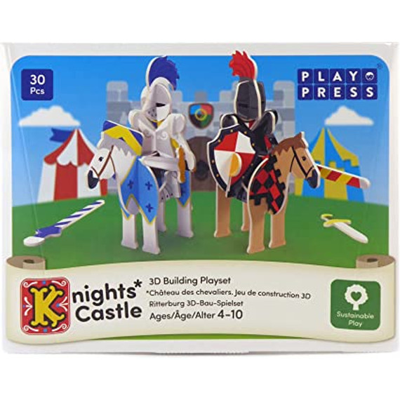 Karton lovagok - Playpress - Ötletes öko játék