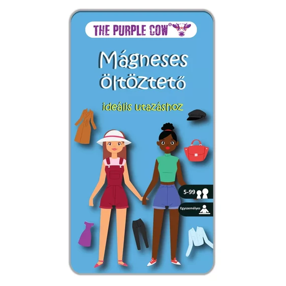 Mágneses öltöztető játék - utazós