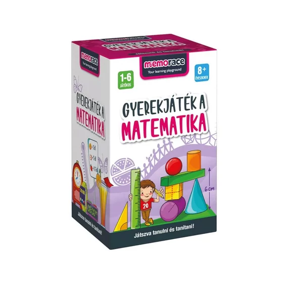 Memorace Gyerekjáték a matematika társasjáték