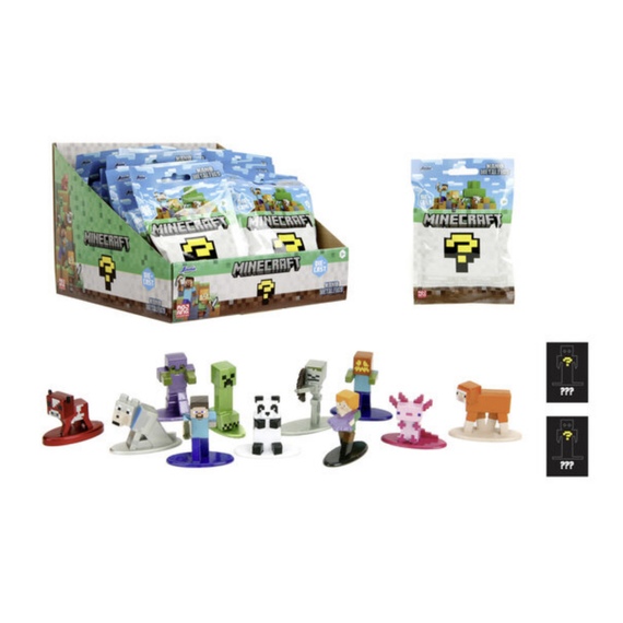 Minecraft fém nano figurák meglepetés csomag