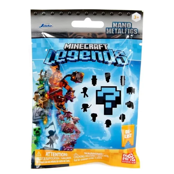 Minecraft legends fém nano figurák meglepetés csomag