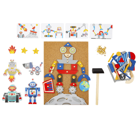 Kalapálós játék - Robotok - fejlesztő játék