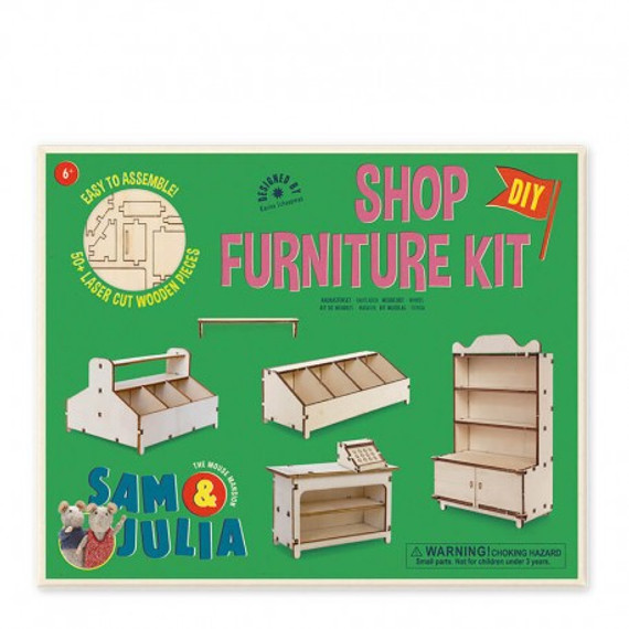 Sam&Julia Bútorkészlet - DIY Bolt – Mouse Mansion - Könnyedén összerakható fa bútorszett - bolt tematikával. Sam&Julia Bútorkészlet - DIY Bolt – Mouse Mansion - Könnyedén összerakható fa bútorszett - bolt tematikával.