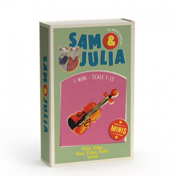 Sam & Julia Miniatűr kiegészítő - Hegedű