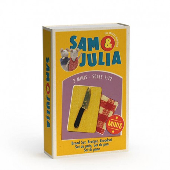 Sam & Julia Miniatűr kiegészítő - Kenyérvágó szett