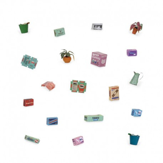 Sam & Julia Die Cuts Matrica szett - Fürdőszoba – Mouse Mansion