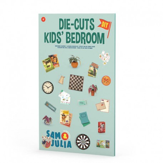 Sam & Julia Die Cuts Matrica szett - Gyerekszoba – Mouse Mansion