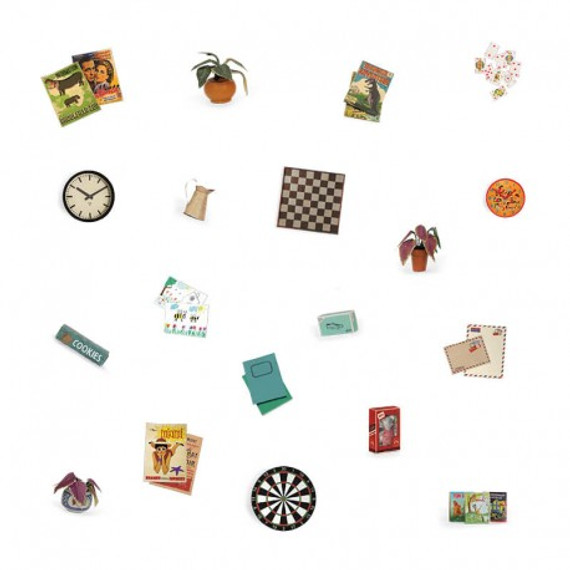 Sam & Julia Die Cuts Matrica szett - Gyerekszoba – Mouse Mansion