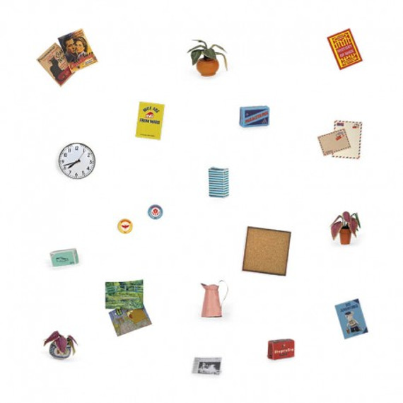 Sam & Julia Die Cuts Matrica szett - Hálószoba – Mouse Mansion