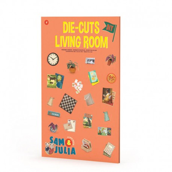 Sam & Julia Die Cuts Matrica szett - Nappali – Mouse Mansion