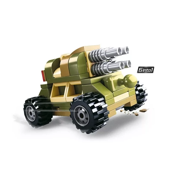 Sluban Builder - King of Land Force 6 az 1-ben építőjáték