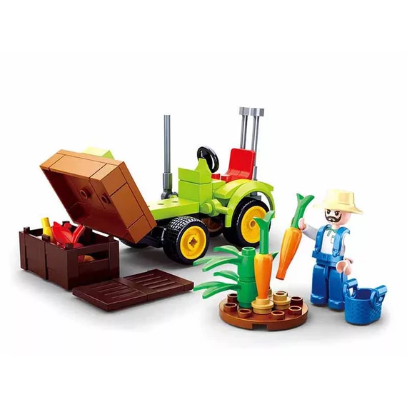 Sluban Town Farm - Szüretelő gyümölcsös traktor