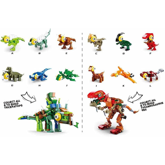 Sluban Qbricks Tojás - Dinoszaurusz tojások Sluban Qbricks Tojás - Dinoszaurusz tojások