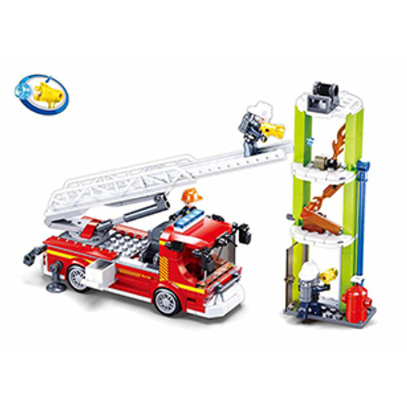 Sluban Firefighters - Tűzoltóautó teleszkópos létrával