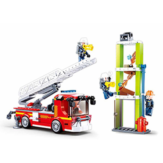 Sluban Firefighters - Tűzoltóautó teleszkópos létrával