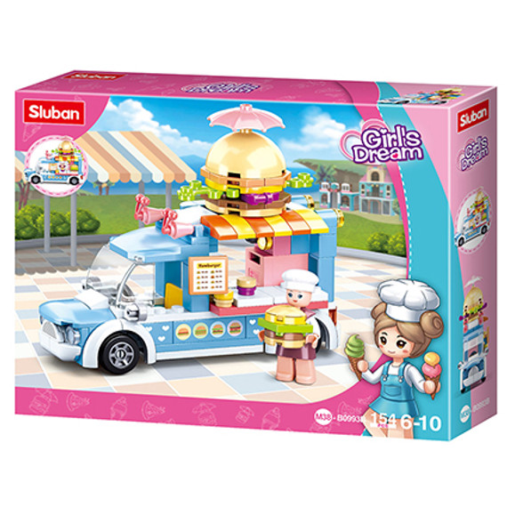 Sluban Girls Dream - mobil hamburgeres büfékocsi
