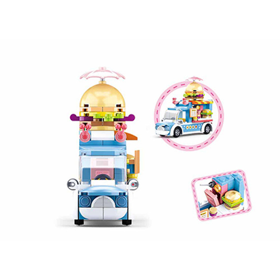 Sluban Girls Dream - mobil hamburgeres büfékocsi