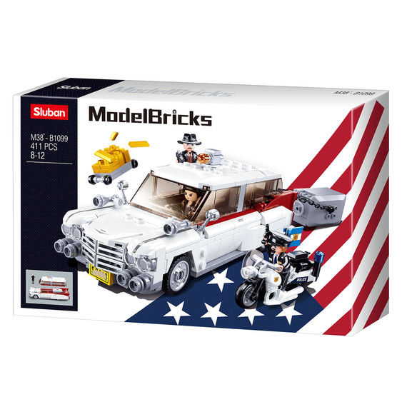Sluban Model Bricks - Amerikai rablóautó Sluban Model Bricks - Amerikai rablóautó