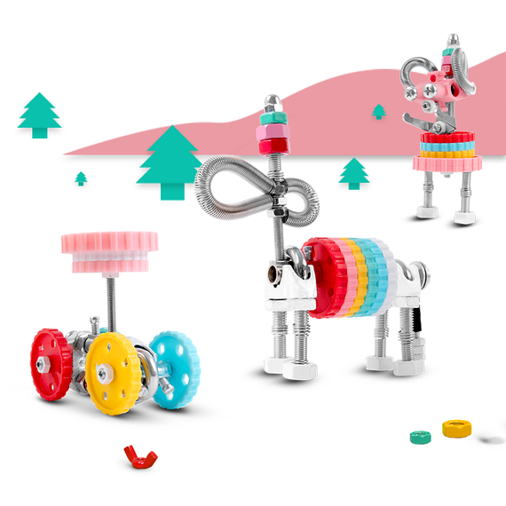 Unicornbit- Unikornis robot - Összeszerelő játék - Robokornis