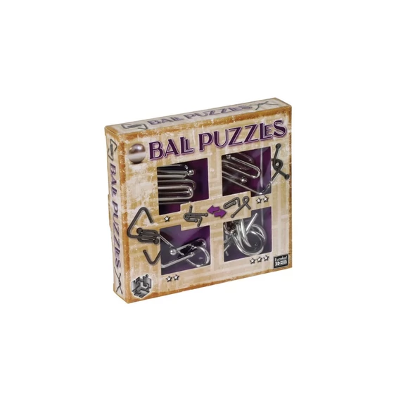 Ördöglakat szett - ball puzzle lila - logikai játék (4 darabos) Ördöglakat szett - ball puzzle lila - logikai játék (4 darabos)