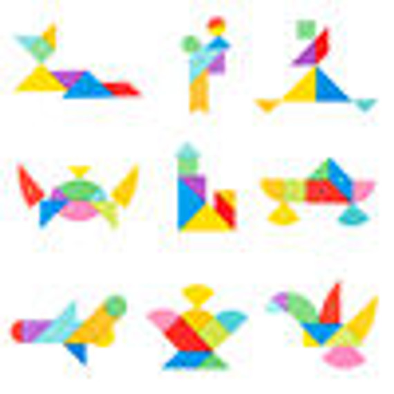 Tangram puzzle - mágneses - egg Tangram puzzle - mágneses - egg