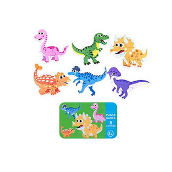 Baba oktató puzzle - Dínók