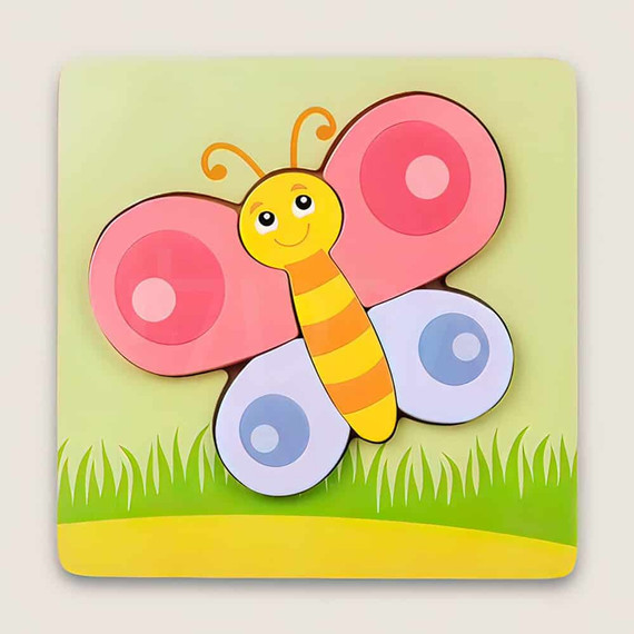 Fa pillangó puzzle - puzzle lepke