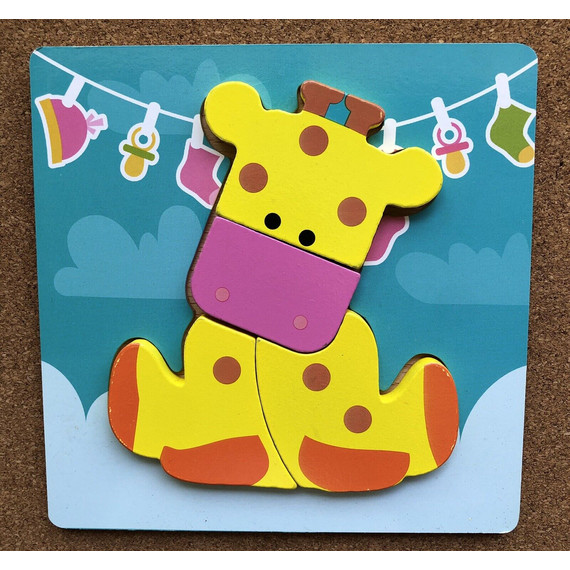 Fa puzzle boci - fa kirakó játék