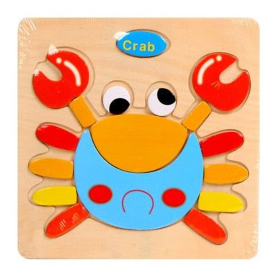 Fa puzzle rák