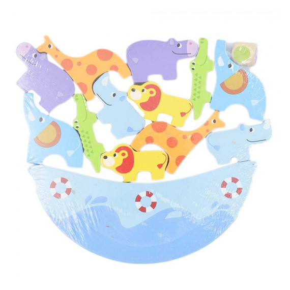 Montessori egyensúlyozó játék - Animal balance game piros