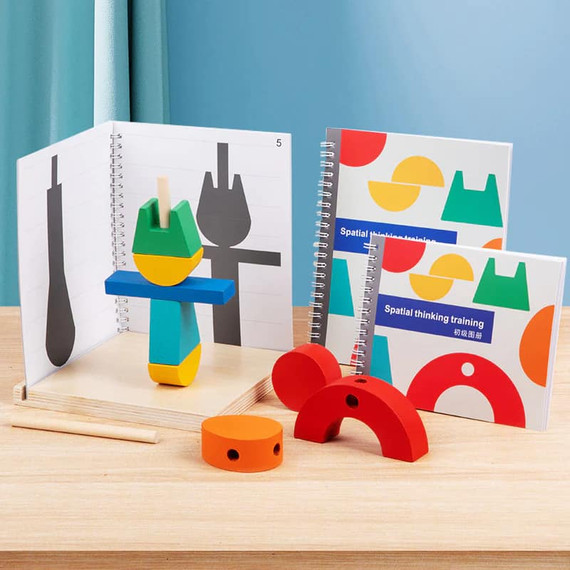 Montessori építő és árnyék követő fejlesztő játék Montessori építő és árnyék követő fejlesztő játék