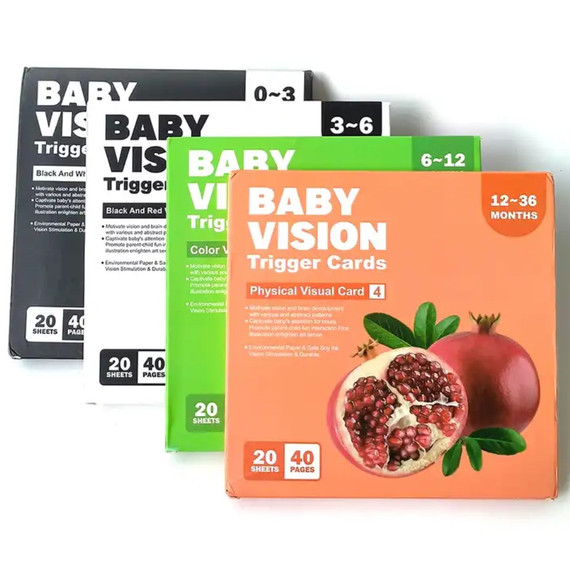 Vizuális észlelést fejlesztő képkártyák babáknak - kontrasztos fekete-fehér és színes képek ( Baby Vision) Vizuális észlelést fejlesztő képkártyák babáknak - kontrasztos fekete-fehér és színes képek ( Baby Vision)