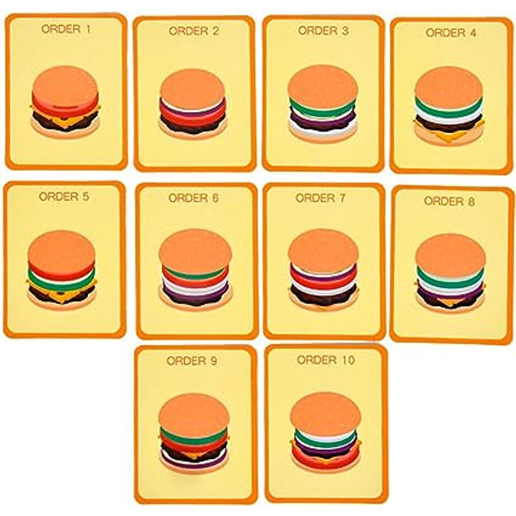 Hamburger építő, készítő játék Hamburger építő, készítő játék