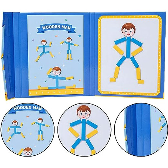 Pálcika sport ember (mágneses) - Wooden stick man magnetic - több féle Pálcika sport ember (mágneses) - Wooden stick man magnetic - több féle