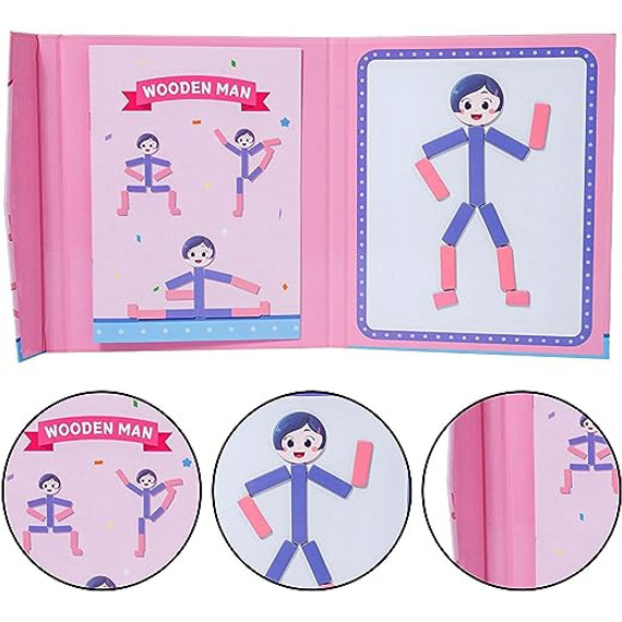 Pálcika sport ember (mágneses) - Wooden stick man magnetic - több féle Pálcika sport ember (mágneses) - Wooden stick man magnetic - több féle