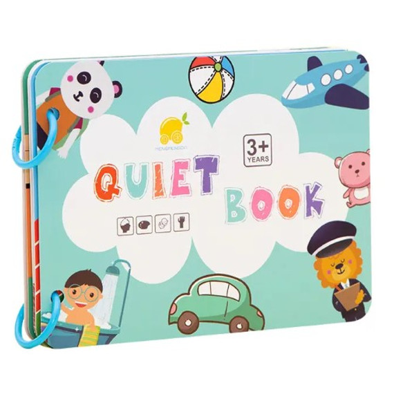 Csendes könyv - fejlesztő játék (Quiet book 2 - általános témakör)