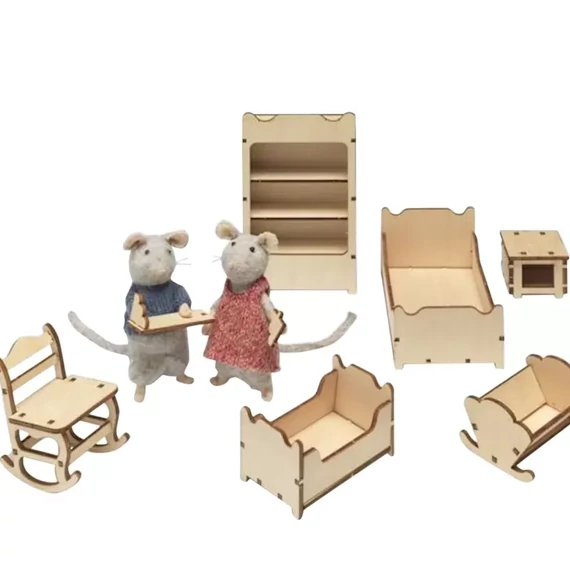 Sam & Julia Bútorkészlet - DIY Gyerekszoba – Mouse Mansion