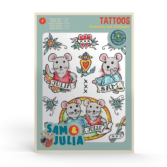 Sam & Julia - Egérvilla tetoválás