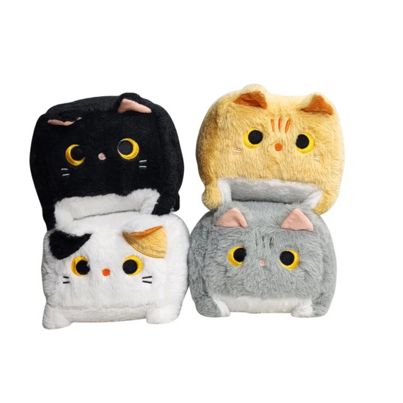 Kocka cica plüss - Cat Cube