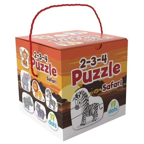 2-3-4 darabos puzzle - Szafari