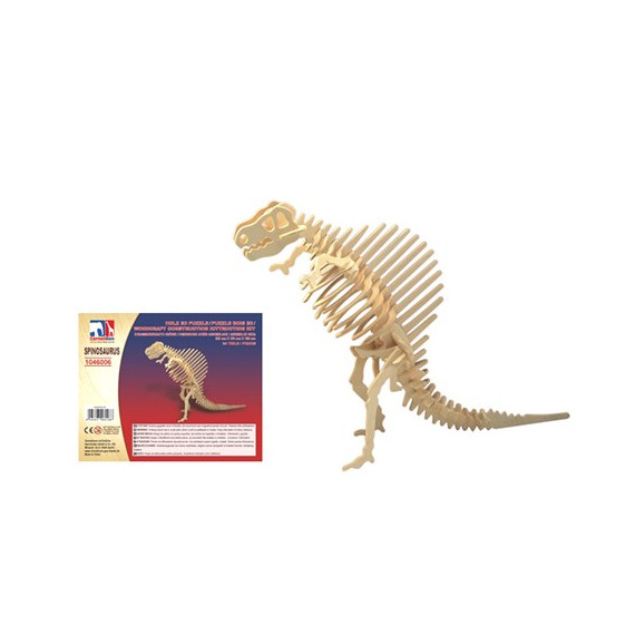 Spinosaurus 3D puzzle - fa, natúr