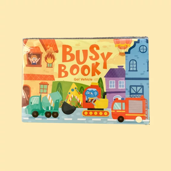 Busy Book - Csináld magad fejlesztő könyv - Járművek