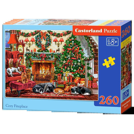 260 db-os puzzle - A karácsonyi kandalló melege (készségfejlesztő játék - Castorland) 260 db-os puzzle - A karácsonyi kandalló melege (készségfejlesztő játék - Castorland)
