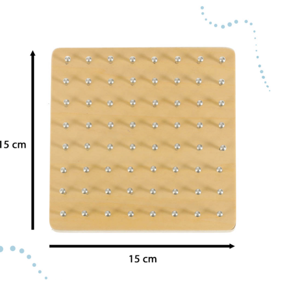 Geoboard fa puzzle - mintakövető játék