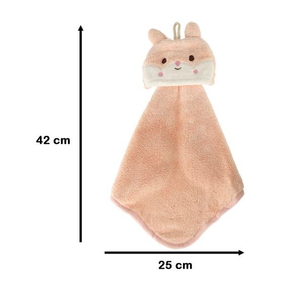 Törölköző gyerekeknek - rózsaszín nyuszi